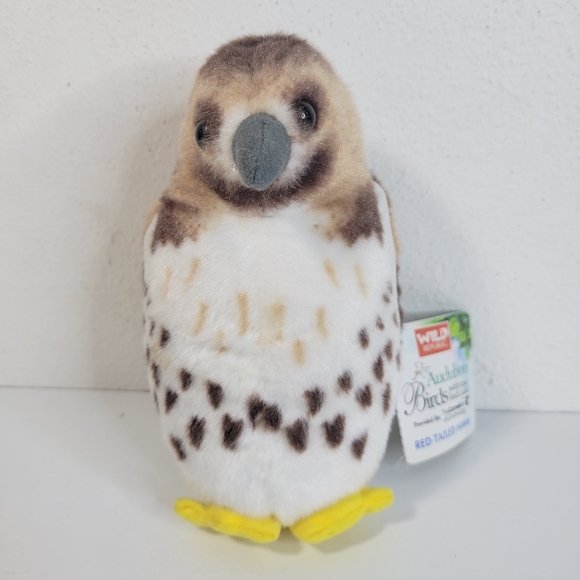 Wild Republic Audubon Birds With bird calls red tailed hawk 6" with tags - Picture 2 of 9